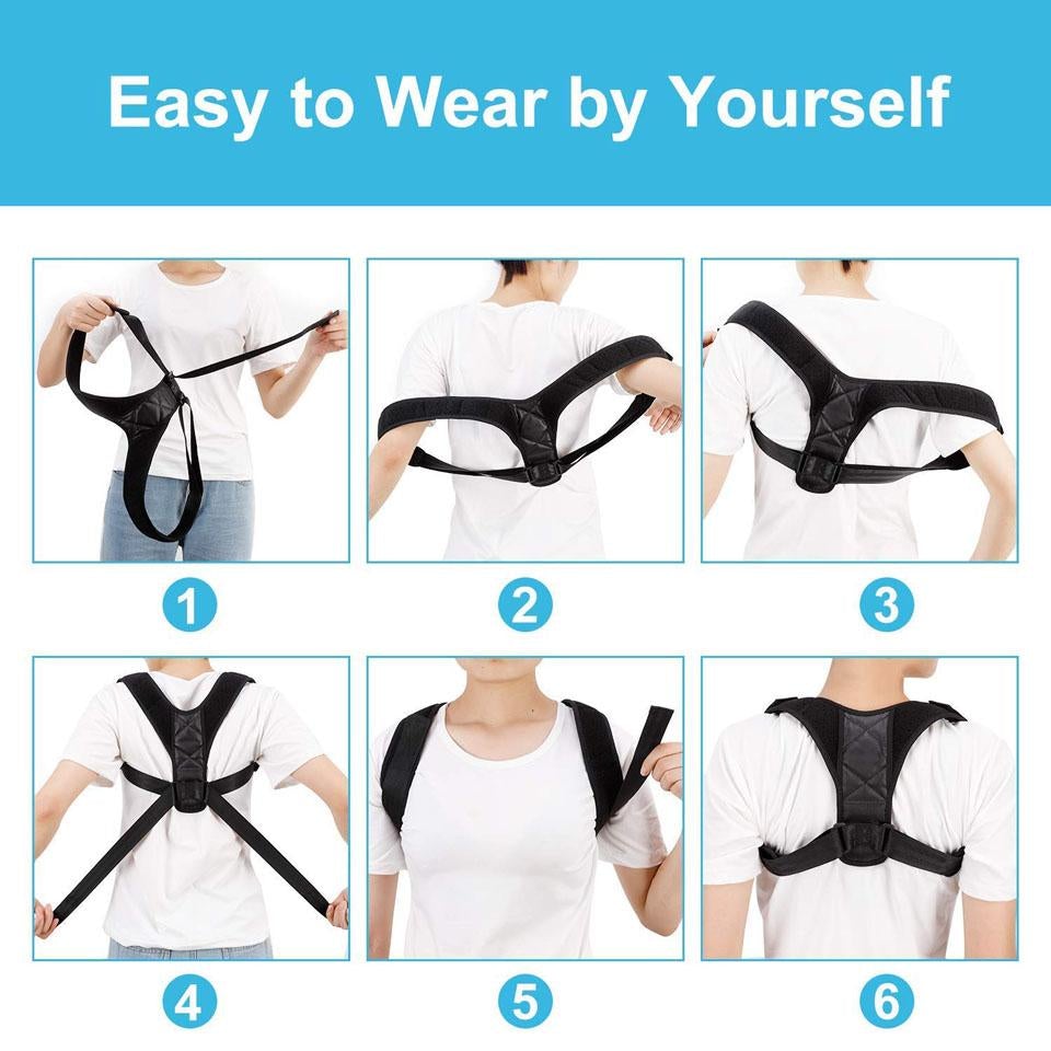 Adjustable Back Posture Corrector Belt